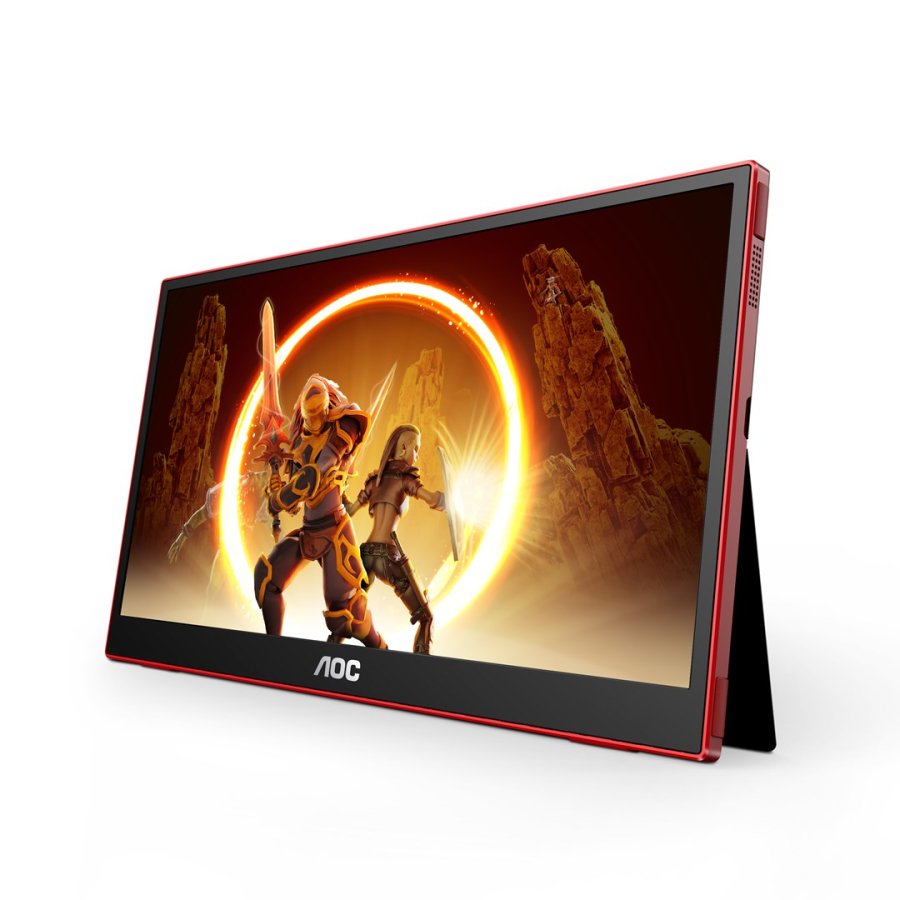 AOC 16G3 Brbart tv og skrm Brbar skrm Sort, Rd 39,6 cm (15.6
