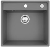 The sink PYRAMIS CAMEA 53x50 1B gray concrete #1