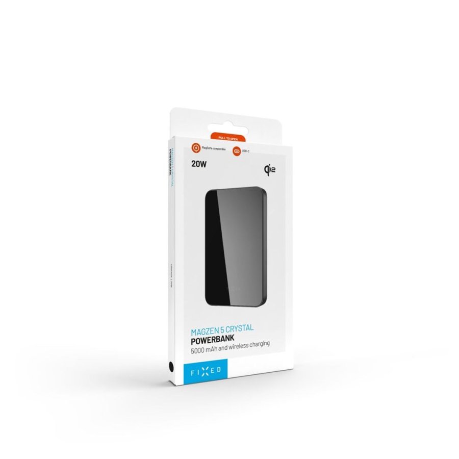 FIXED FIXZENMC-5-BK powerbank Lithium polymer (LiPo) 5000 mAh Tr�dl�s opladning Sort #5