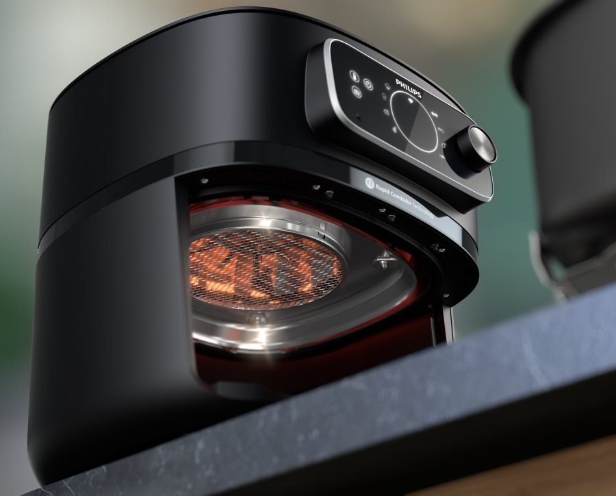 Philips 7000 series HD9876/20 frituregryde Enkelt 8,3 L Enkeltst�ende 2200 W Varmluftsteger Hvid #6