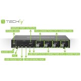Techly IDATA DP-KVM4 KVM Switch Stativ-montering Sort #8
