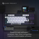 Dark Project DPKB_BUSHIDO_87_ISO tastatur Spil USB QWERTZ Dansk, Engelsk, Finsk, Tysk, Nordisk, Norsk, Spansk, Svensk, UK engelsk, UK international Sort #5