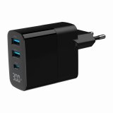 Gembird TA-UC-PDQC30LCD-BK-02 oplader til mobil enhed Universel Sort Vekselstrm Hurtig opladning Indendrs #5