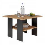 MODERNA Bord 60x60x45 cm Artisan Eg/Sort #2