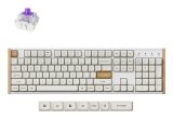 Keychron K10 HE tastatur Spil USB + RF Wireless + Bluetooth QWERTY Engelsk Hvid, Tr� #1