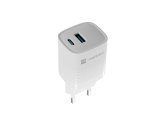 NATEC RIBERA GAN OPLADER 1X USB-A + 1X USB-C 30W HVID #9