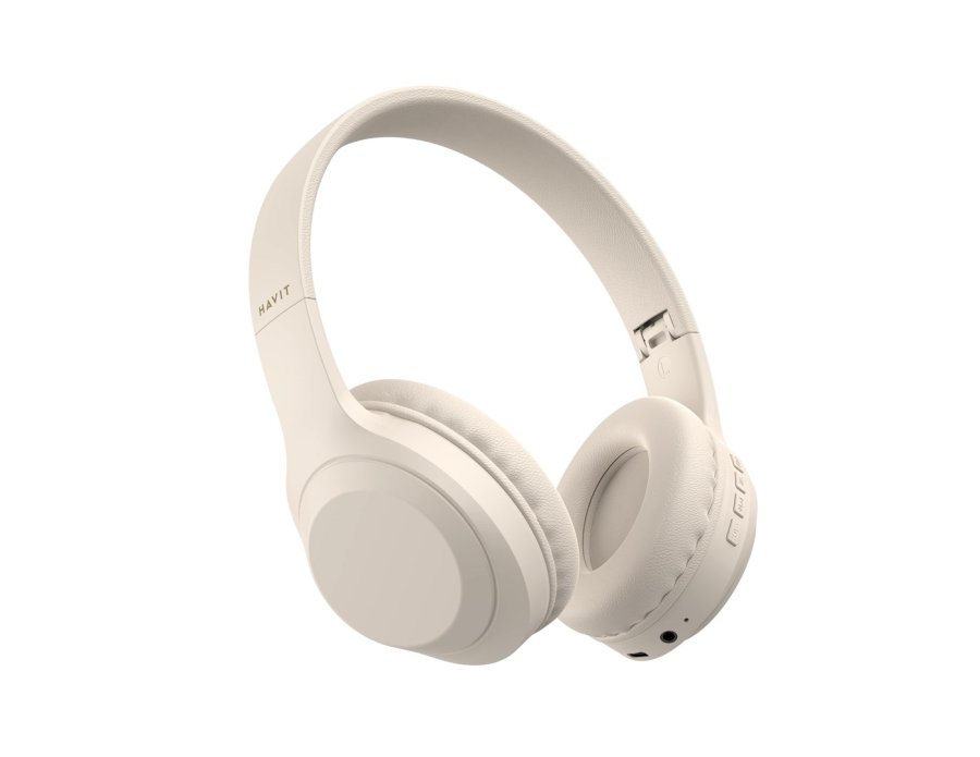 Havit H628BT - trdlse on-ear-hovedtelefoner, beige #5