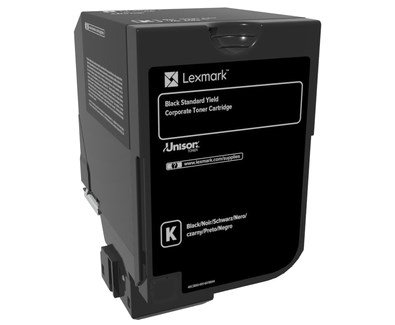 Lexmark 74C2SKE tonerpatron 1 stk Original Sort #1