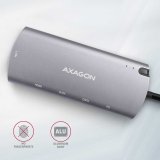 Axagon HMC-6M2 dockingstation Ledningsfrt USB 3.2 Gen 1 (3.1 Gen 1) Type-C Aluminium #7