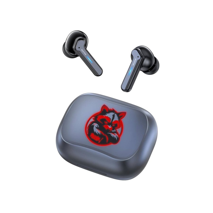Buxton BTW 8200 Racoon - Tr�dl�se in-ear-h�retelefoner med opladningsetui, hvide #8