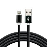 everActive USB Lightning-kabel 1m - Sort, silikone, understttelse af hurtig opladning, 2,4A - CBS-1IB #1