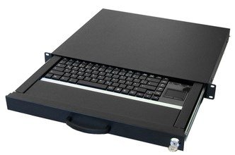 aixcase AIX-19K1UKUSTP-B tastatur USB QWERTY US engelsk Sort #1