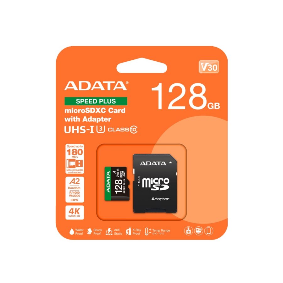 ADATA Speed Plus 128 GB MicroSDXC Klasse 10 #9