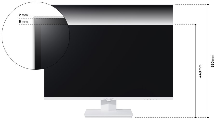 JAPANNEXT JN-IPS270UHD60F-C65W-HSP-W computersk�rm 68,6 cm (27