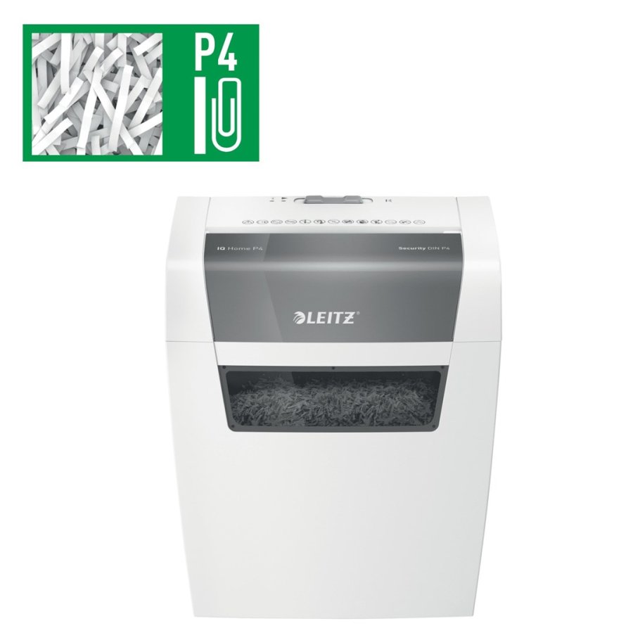 Leitz IQ Home Shredder, P4, 6 ark, 15 l beholder #7