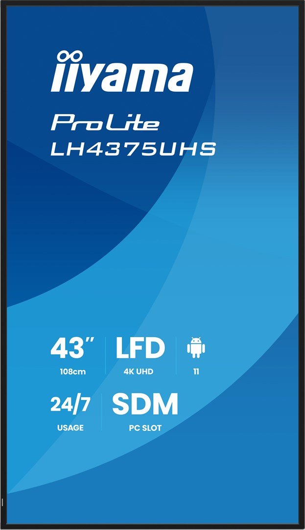 IIYAMA 108cm LH4375UHS-B2AG HDMI DP USB #7