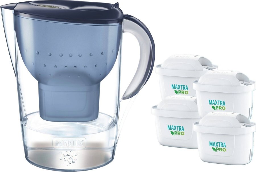 Brita Marella XL-kande + 4 Maxtra-patroner bl #1