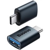 Baseus Ingenuity Series adapter fra USB-C til USB-A 10 Gb/s, sort #1