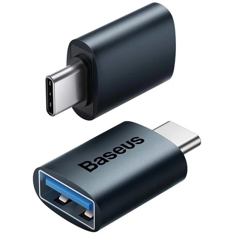 Baseus Ingenuity Series adapter fra USB-C til USB-A 10 Gb/s, sort #1
