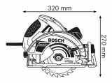 Bosch 0 601 668 901 transportabel rundsav 19 cm 5000 rpm 1800 W #3