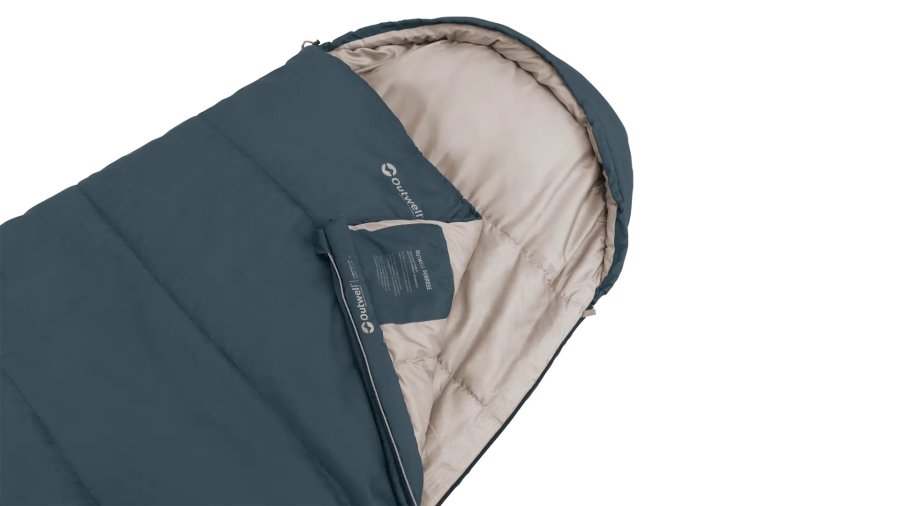 Outwell 230478 sovepose Voksen Halv-rektangul�r sovepose Polyester Bl� #3