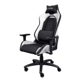 Trust GXT 714 RUYA Universal gamingstol Sort, Hvid #2