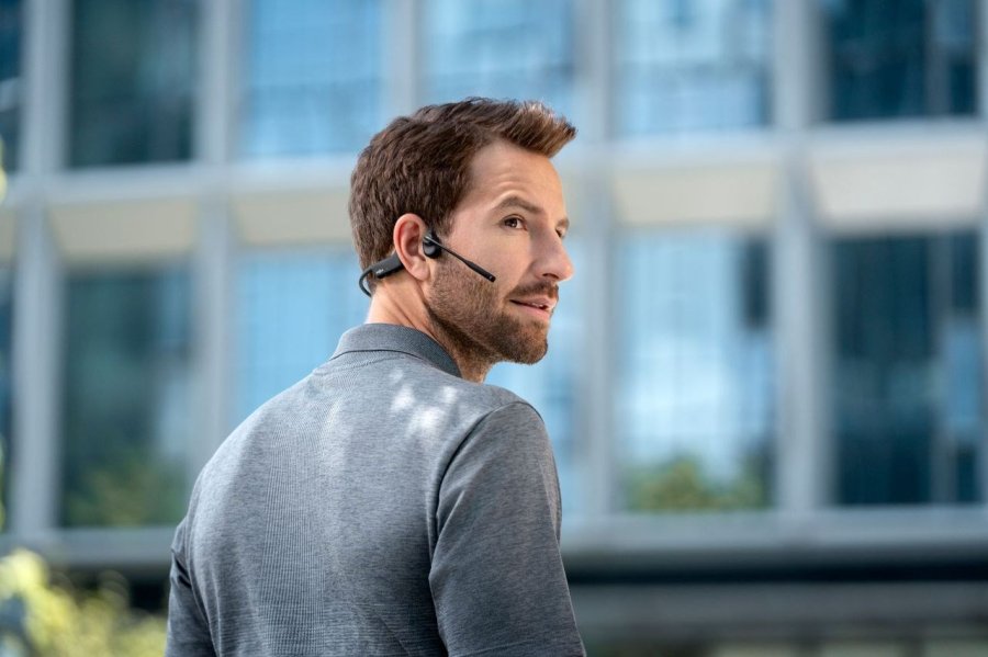 SHOKZ C120-AN-BK hovedtelefoner/headset Trdls rekrog Kontor/Callcenter Bluetooth Sort #10