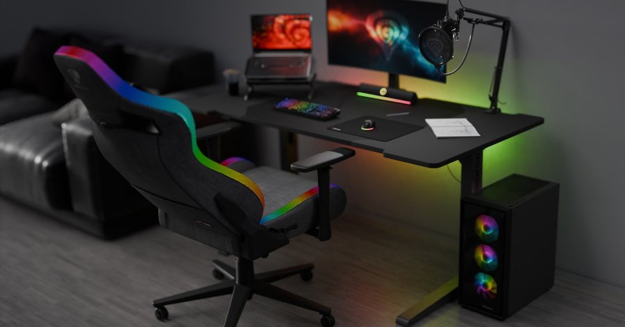 FOTEL GAMINGOWY GENESIS TRIT 660 RGB SZARY #6