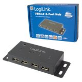 LogiLink UA0141A interface hub 480 Mbit/s Sort #3