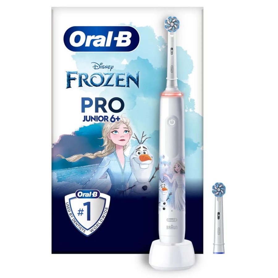 Oral-B PRO 14876673 elektrisk tandb�rste Barn Roterende tandb�rste Flerfarvet, Hvid #1
