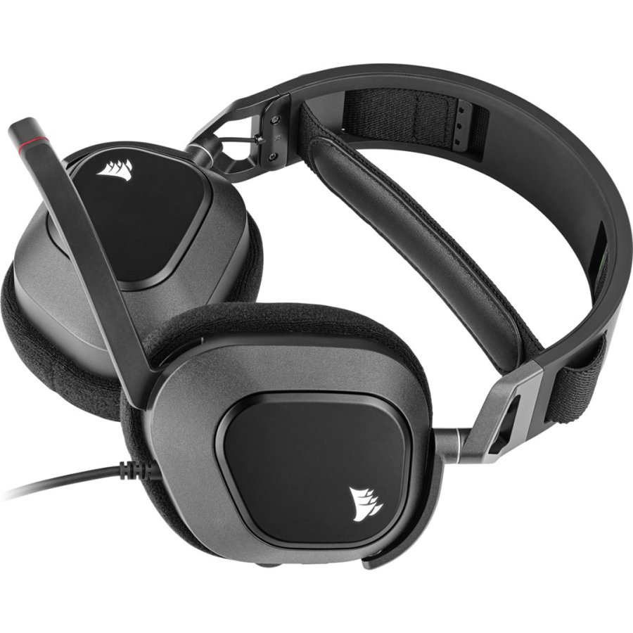 Corsair HS80 RGB USB Headset Ledningsf�rt H�ndholdt Spil Kulfiber #4