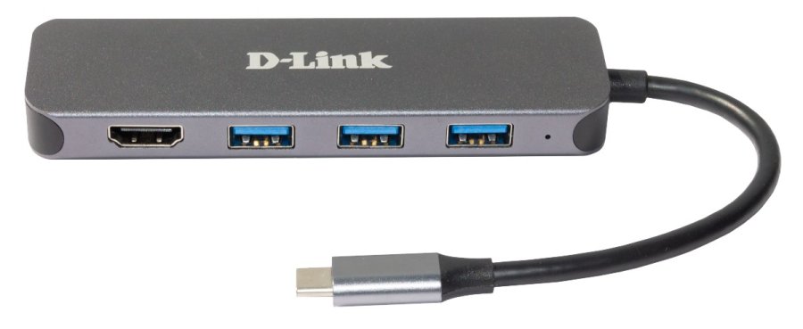 D-Link DUB-2333 Ledningsfrt USB Type-C Gr #2
