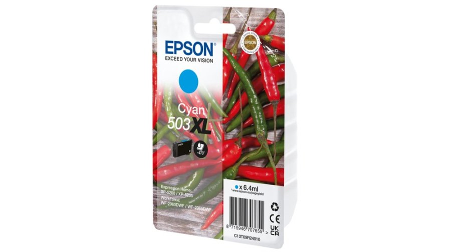 Epson 503XL blkpatron 1 stk Original Hjt (XL) udbytte Bl #2