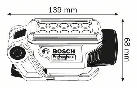 Lygte LED BOSCH GLI DeciLED Professional 12 V #6