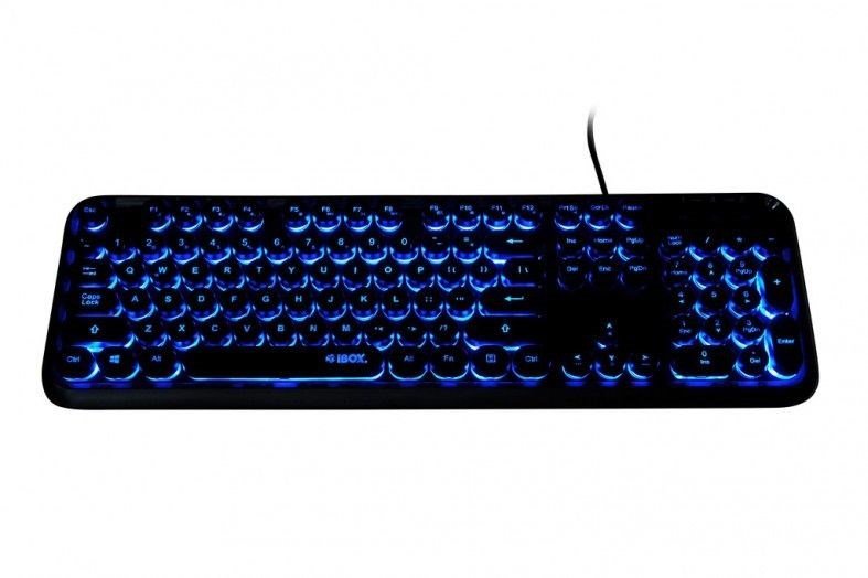 TASTATUR I-BOX PULSAR IKS620, LED, KABLET #6