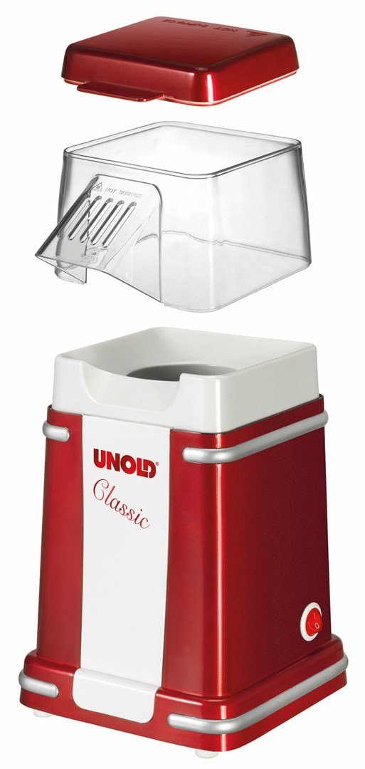 Unold Classic popcornmaskine Rd, Slv, Hvid 900 W #3