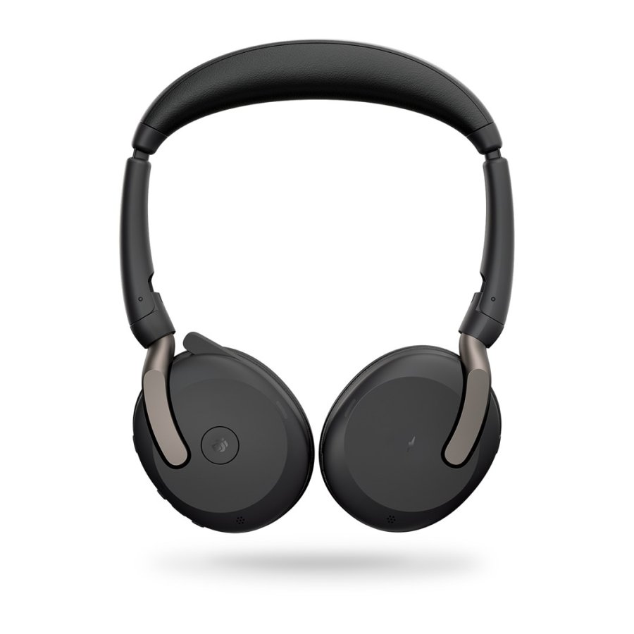 Jabra Evolve2 65 Flex Headset Kabel & trdls Kontor/Callcenter Bluetooth Sort #4