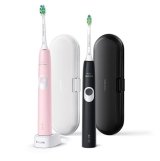 Philips 4300 series HX6800/35 elektrisk tandbrste Voksen Sonisk tandbrste Sort, Pink #1