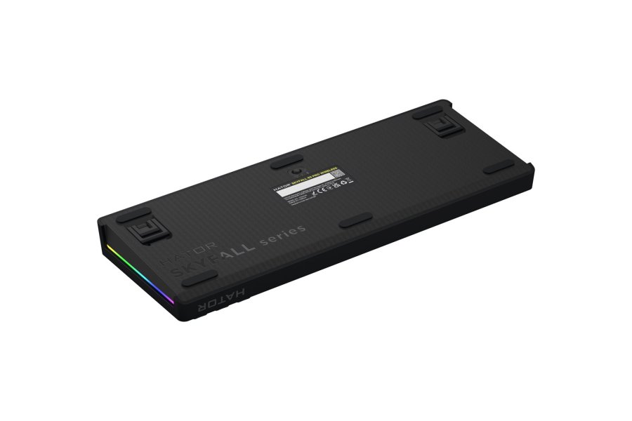 HATOR Skyfall Pro Wireless 65 tastatur Spil USB + RF Wireless + Bluetooth QWERTY US engelsk Sort, Gr� #6