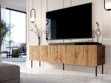 RTV JUNGLE kabinet 190x40.5x59.5 egetr wotan + sorte ben #6