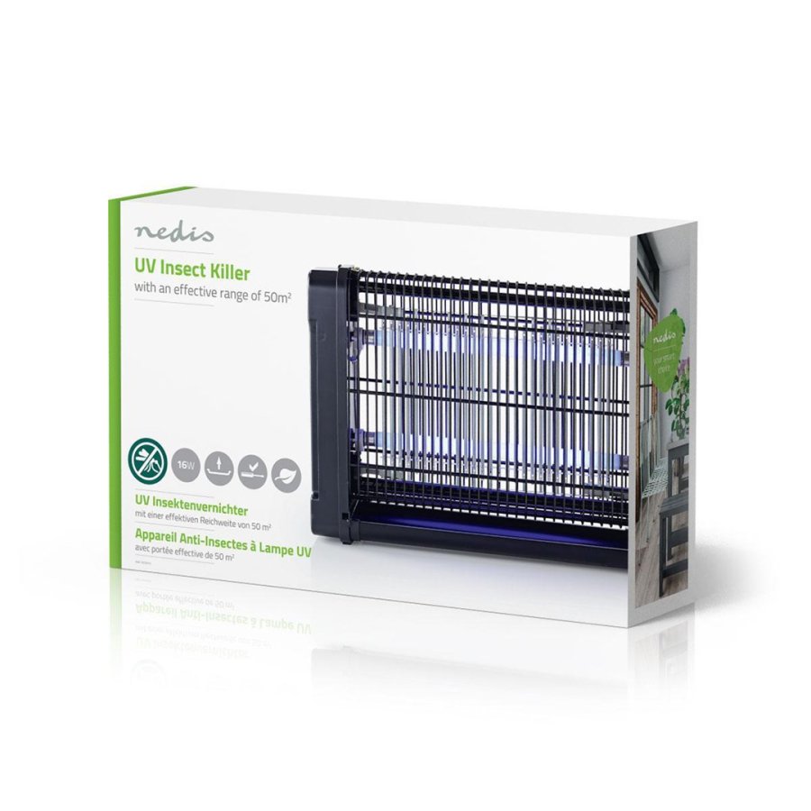 Nedis INKI110CBK16 insektf�lde Sort #4