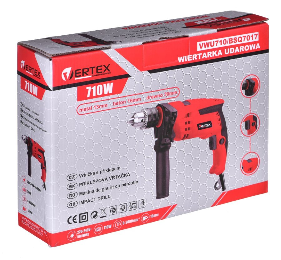 VERTEX HAMMER DRILL 710W #22