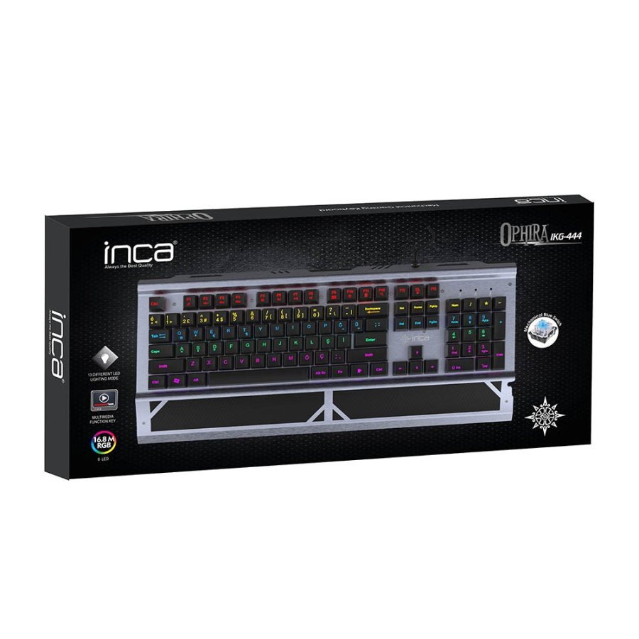 Inca IKG-444 tastatur Spil USB Gr� #7