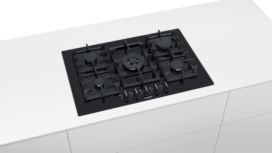 Siemens EP7A6QB90 kogeplade Sort Indbygget Gaskomfur 5 zone(s) #2