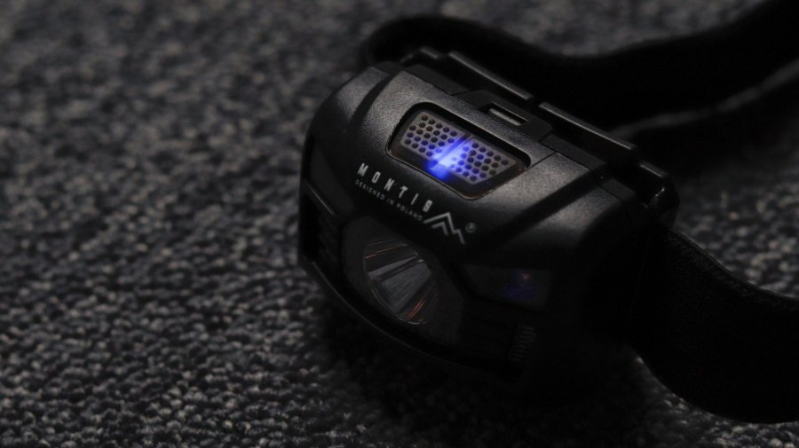 Montis Akumulatorowa latarka nagowna z sensorem MT001 Sort Hovedb�nd lommelygte LED #7