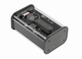 Gembird PB09-TQC3-01 powerbank Lithium polymer (LiPo) 9000 mAh Sort, Transparent #1