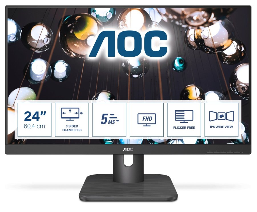 AOC E1 24E1Q computerskrm 60,5 cm (23.8