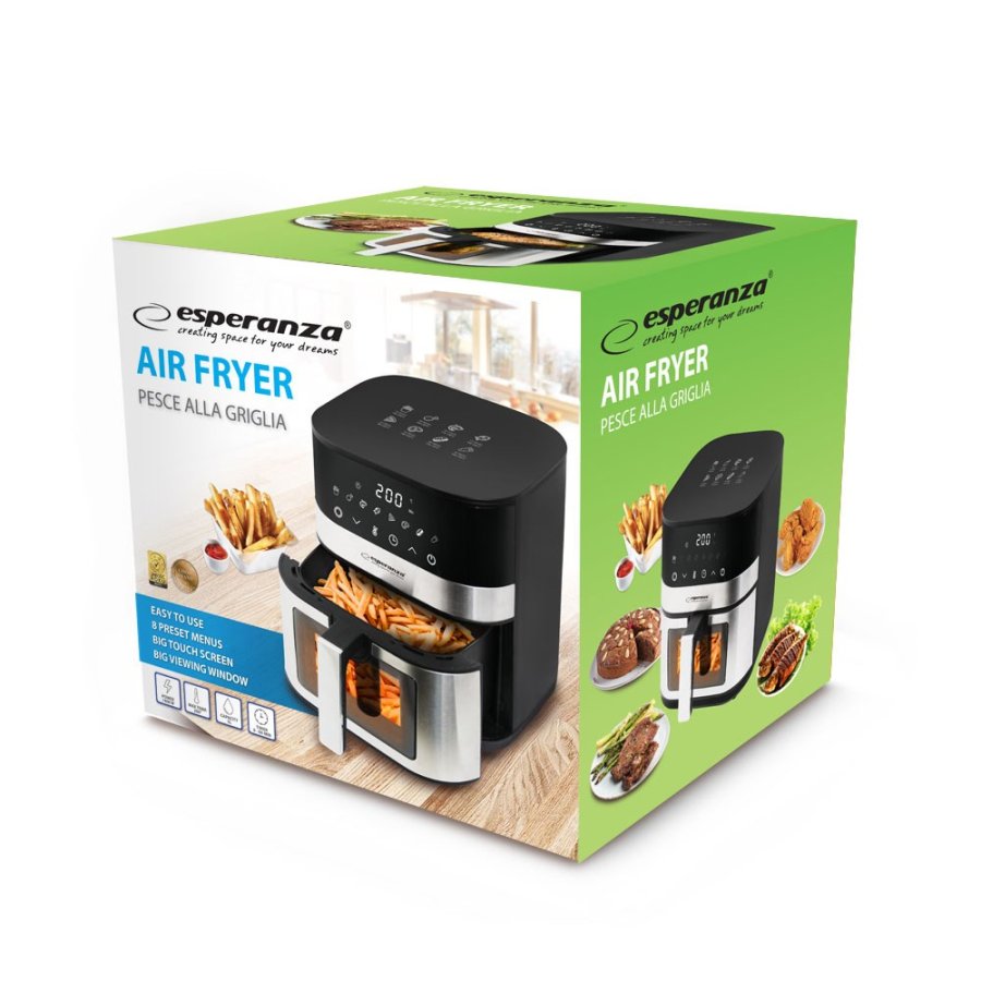 Esperanza EKA003 Fedtfri frituregryde 5L, 1400W Inox #3