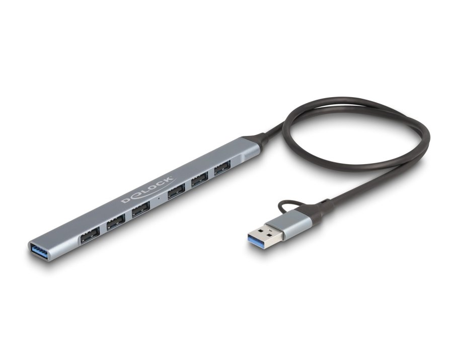 DeLOCK 64273 interface hub USB 3.2 Gen 1 (3.1 Gen 1) Type-C 5000 Mbit/s Gr� #2