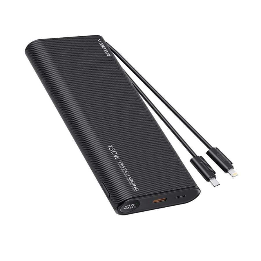 VEGER TC130 powerbank Lithium-Ion (Li-Ion) 25000 mAh Sort #1